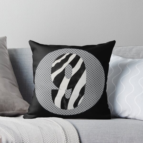 Item preview, Zebra Pattern No.9 Number nine Mono Nine Years Old Birthday Sport Squad designed and sold by 27th-Tee.