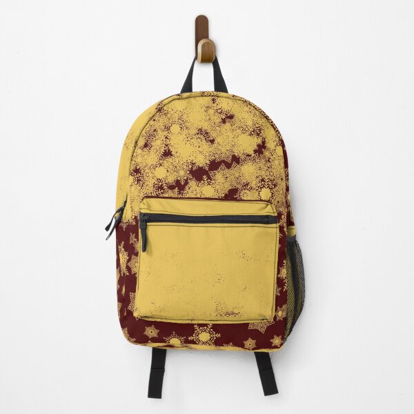 Item preview, Blizzard - Golden snowflakes on a maroon background designed and sold by illustratious.