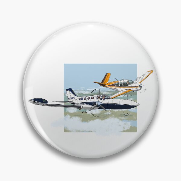 Item preview, Cessna 414 and Beechcraft Bonanza flight of two  designed and sold by Michael Garber.