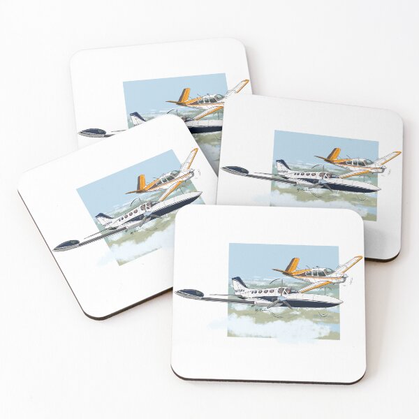 Item preview, Cessna 414 and Beechcraft Bonanza flight of two  designed and sold by Michael Garber.