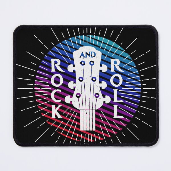 Item preview, A Vintage Style Artwork of 'Rock and Roll' with Guitar Drawing designed and sold by deepakrode7.