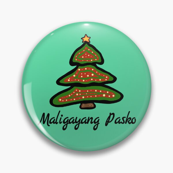 Item preview, Maligayang Pasko Filipino Christmas Tree Filipinos Greeting designed and sold by MagicBoutique.