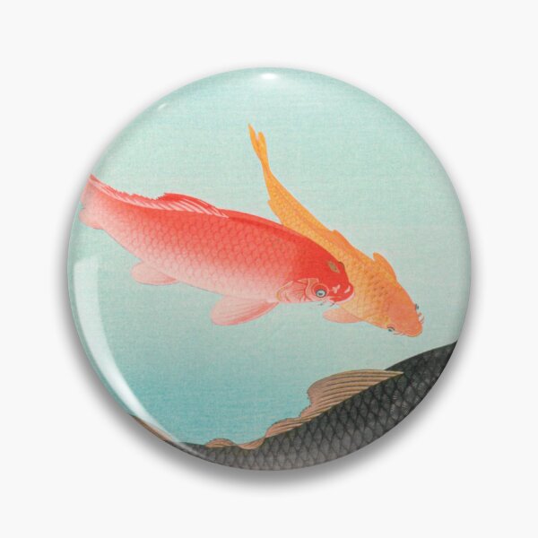 Item preview, Common and Golden Carp (1935) by Ohara Koson. designed and sold by hottest-tees.