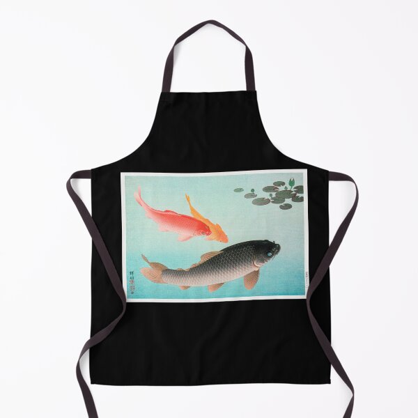 Item preview, Common and Golden Carp (1935) by Ohara Koson. designed and sold by hottest-tees.