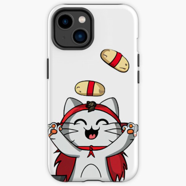 Chat jongleur de sushi,kawaii Coque antichoc iPhone