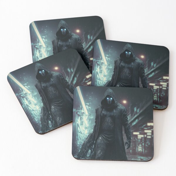 Item preview, Concept Art-A Cyberpunk Reaper designed and sold by letsgetinspired.
