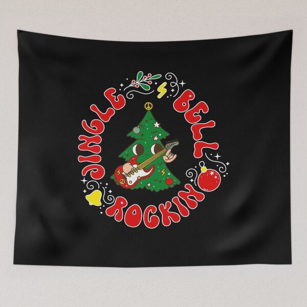 Item preview, Jingle Bell Rock Retro designed and sold by RockBeeDesigns.