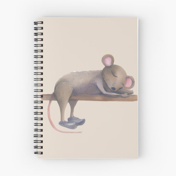 Item preview, Sleeping mouse, watercolor rat sleeping,pet rat, cute pet mouse, sleepy mouse, mouse lover designed and sold by Artsareus.