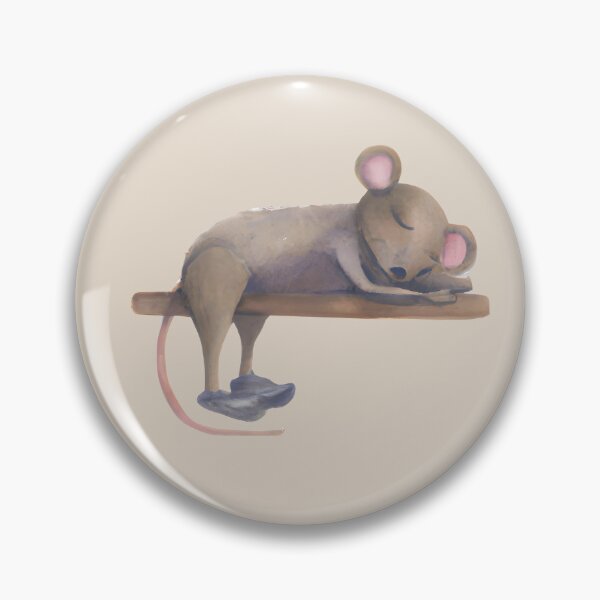 Item preview, Sleeping mouse, watercolor rat sleeping,pet rat, cute pet mouse, sleepy mouse, mouse lover designed and sold by Artsareus.