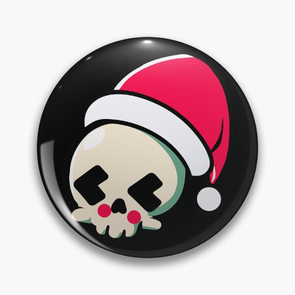 Item preview, Cute Christmas skull designed and sold by JoseloRochaArt.