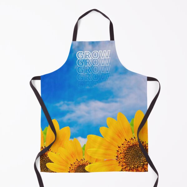 Item preview, GROW (above) - Bright Blue Sky With Yellow Sunflowers designed and sold by AliceSLee.