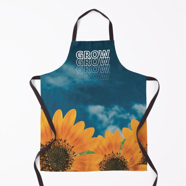 Item preview, GROW (above) - Deep Blue Sky Over Sunflowers designed and sold by AliceSLee.