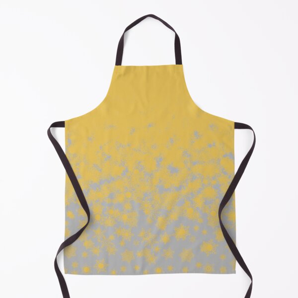Item preview, Blizzard - Golden snowflakes on a silver background designed and sold by illustratious.
