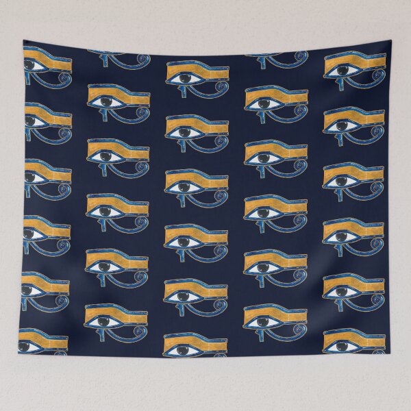 Item preview, GOLD & LAPISLAZULI WEDJAT-Egypt designed and sold by BEATRIZ ABAITUA.