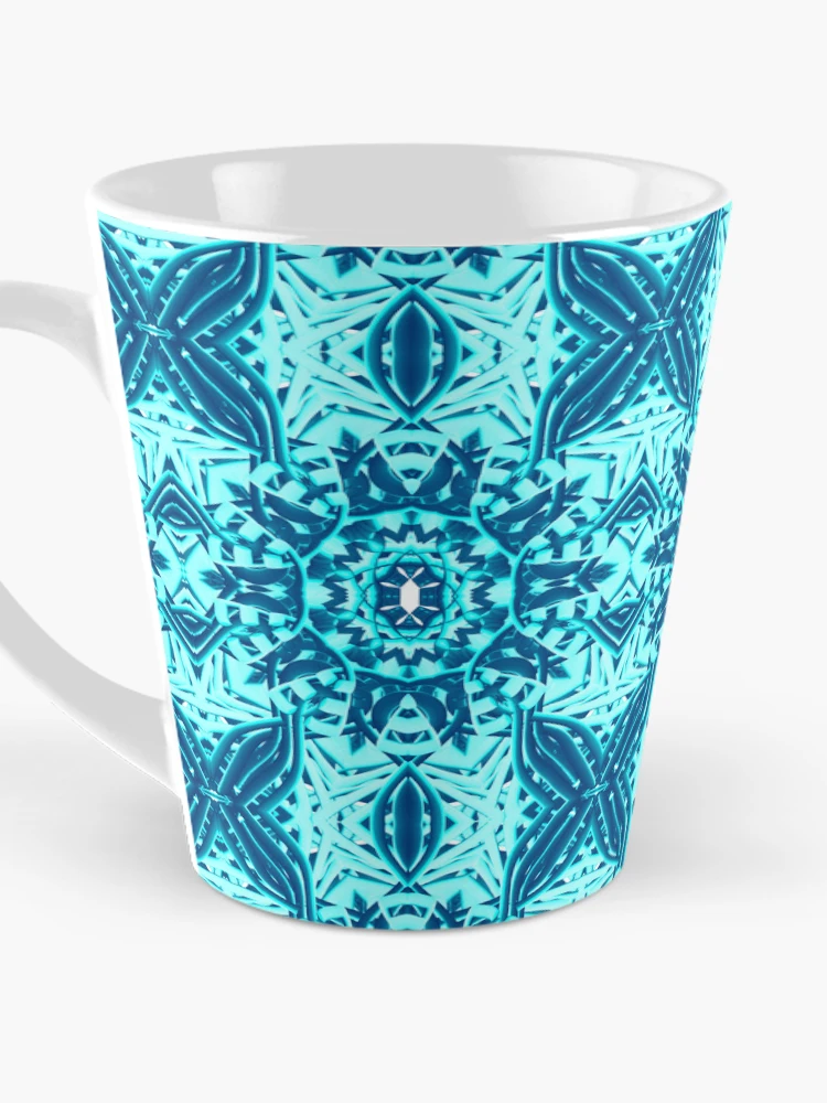 Thumbnail 3 of 4, Coffee Mug, 3d Light Blue pattern  designed and sold by Work of art Shop.