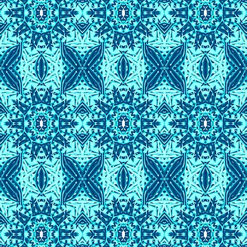 Artwork thumbnail, 3d Light Blue pattern by Work of art Shop