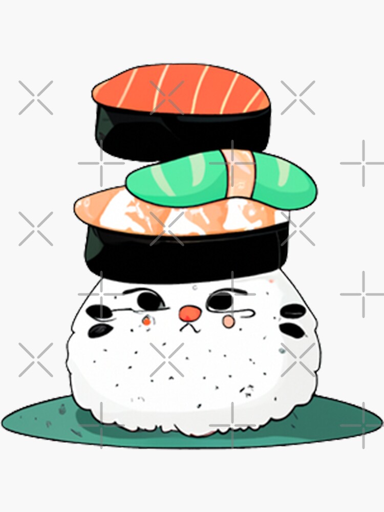 sushi cat by lovcyberpunkart