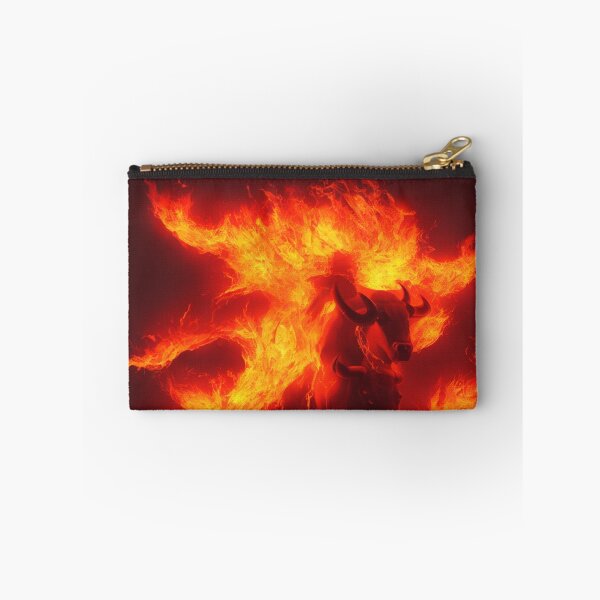 Item preview, Bull with a Body of Flames Digital Art designed and sold by DesignerKin.