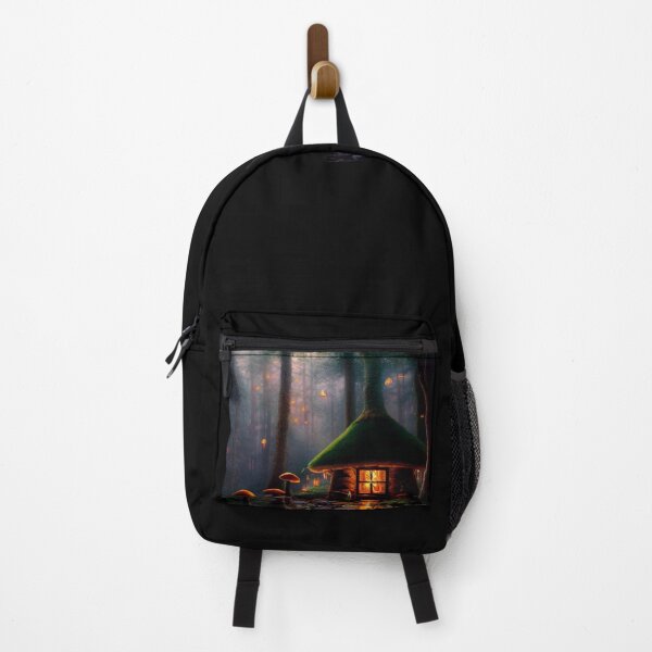 Item preview, Forest cabin with fairytale magic - Fantasy dream designed and sold by Monkyra.