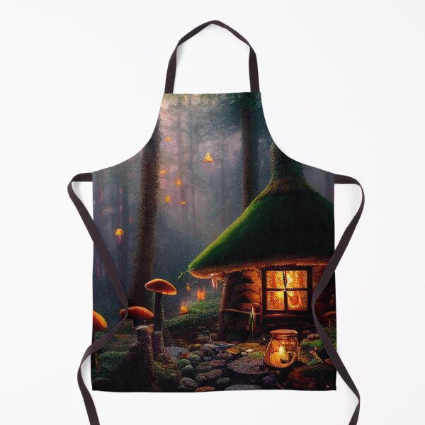Item preview, Forest cabin with fairytale magic - Fantasy dream designed and sold by Monkyra.