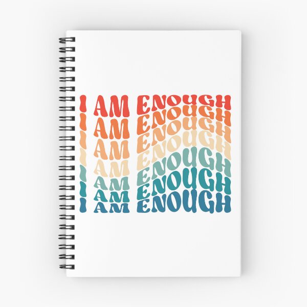 Item preview, Self Motivation:- Positive Saying-Positive Affirmation ''I am Enough''  designed and sold by typoinspired.