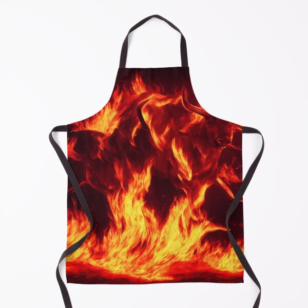 Item preview, Bull with a Body of Flames Digital Art designed and sold by DesignerKin.