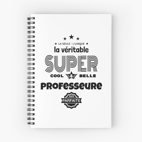 Aperçu de l'œuvre super professeure 100% parfaite t-shirt humour créée et vendue par la-petite-folie.