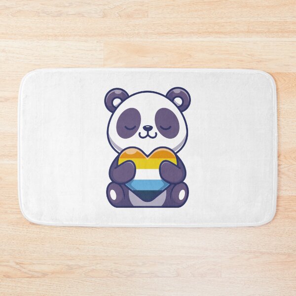 Item preview, Aroace Pride Aro Ace Panda Heart designed and sold by Queer Pride Shop.