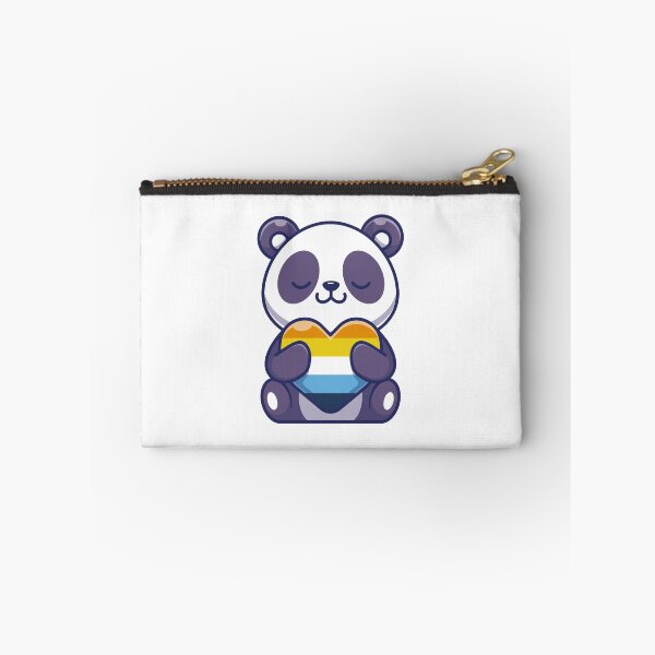 Item preview, Aroace Pride Aro Ace Panda Heart designed and sold by Queer Pride Shop.