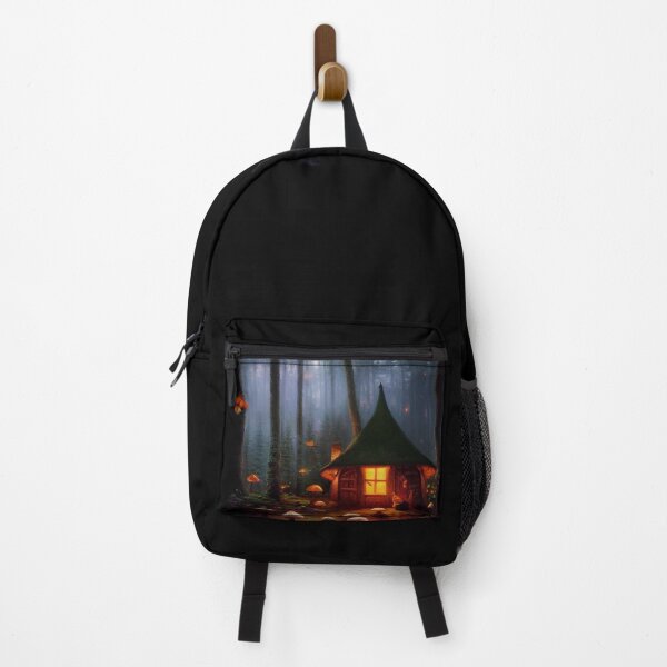 Item preview, Forest cabin with fairytale magic - Fantasy dream designed and sold by Monkyra.