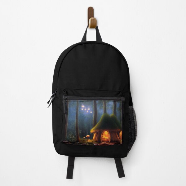 Item preview, Forest cabin with fairytale magic - Fantasy dream designed and sold by Monkyra.