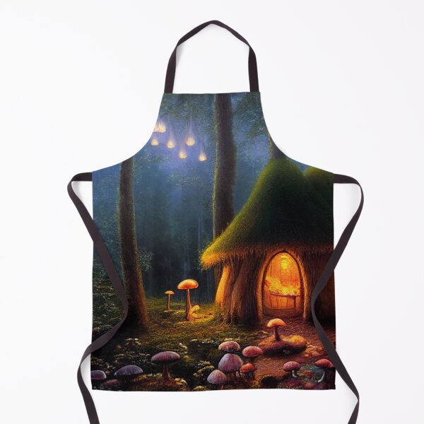 Item preview, Forest cabin with fairytale magic - Fantasy dream designed and sold by Monkyra.