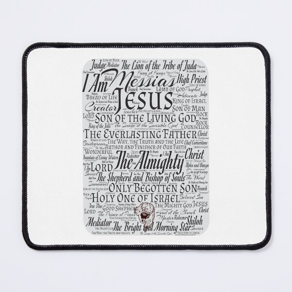 Item preview, All the Names of Jesus - Christian, Faith, Bible Verses Scriptures, The Name Above All Names - Genesis, Revelations, Colossians, John 3:16, Matthew 16:16, Isaiah 40:2 designed and sold by zicutza.