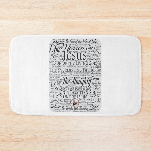 Item preview, All the Names of Jesus - Christian, Faith, Bible Verses Scriptures, The Name Above All Names - Genesis, Revelations, Colossians, John 3:16, Matthew 16:16, Isaiah 40:2 designed and sold by zicutza.
