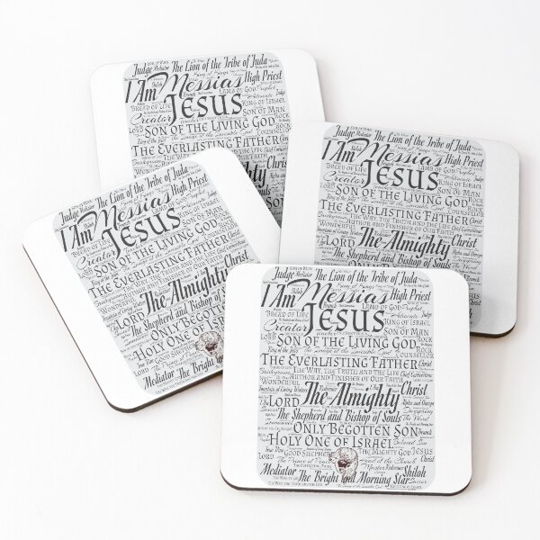 Item preview, All the Names of Jesus - Christian, Faith, Bible Verses Scriptures, The Name Above All Names - Genesis, Revelations, Colossians, John 3:16, Matthew 16:16, Isaiah 40:2 designed and sold by zicutza.