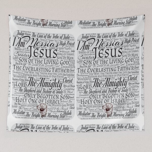 Item preview, All the Names of Jesus - Christian, Faith, Bible Verses Scriptures, The Name Above All Names - Genesis, Revelations, Colossians, John 3:16, Matthew 16:16, Isaiah 40:2 designed and sold by zicutza.