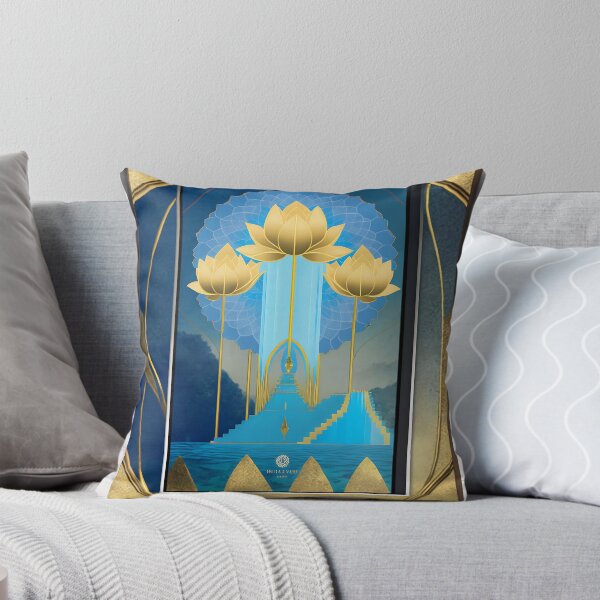 Item preview, Lotus Temple Travel Poster designed and sold by Evo Heyning.