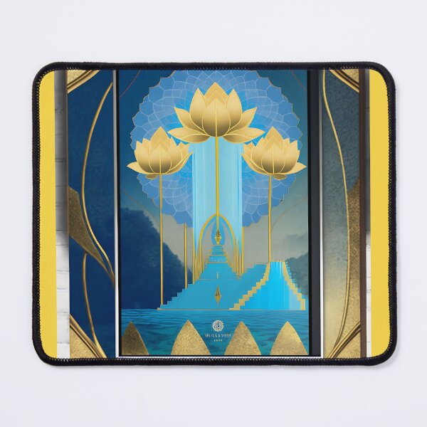 Item preview, Lotus Temple Travel Poster designed and sold by Evo Heyning.