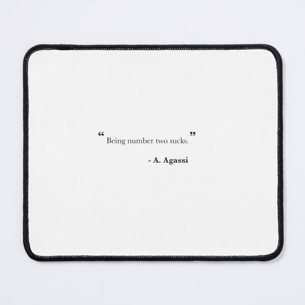Item preview, Tennis Quotes - Agassi Tennis Star Quote designed and sold by TieBreak-Tennis.