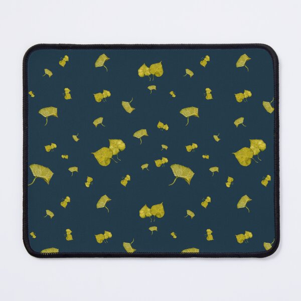 Item preview, Green leaves a seamless pattern watercolor blue designed and sold by Yana Mustafina | Boho Soulful Designs.