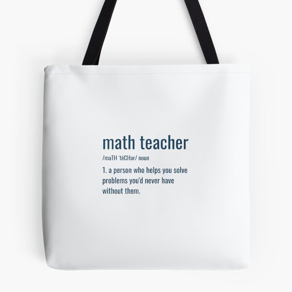 Item preview, Funny Math Teacher Joke - The teacher with the most problems in the entire school.  designed and sold by MathVerge.