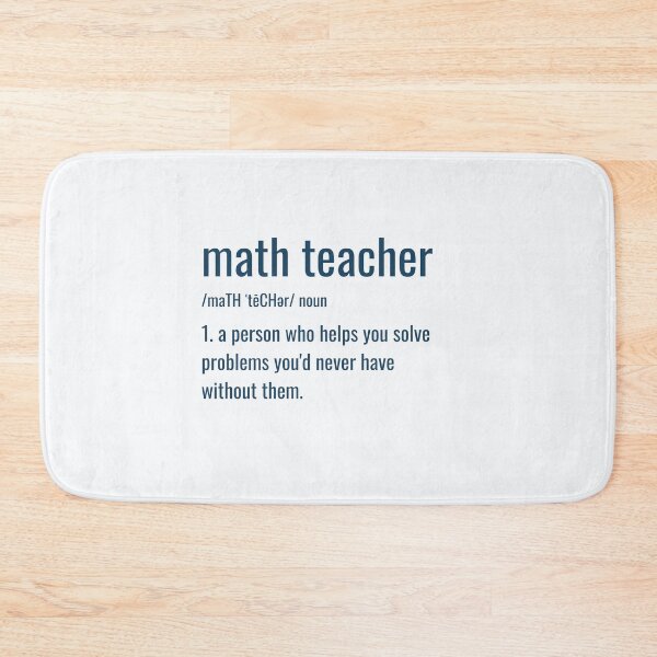 Item preview, Funny Math Teacher Joke - The teacher with the most problems in the entire school.  designed and sold by MathVerge.
