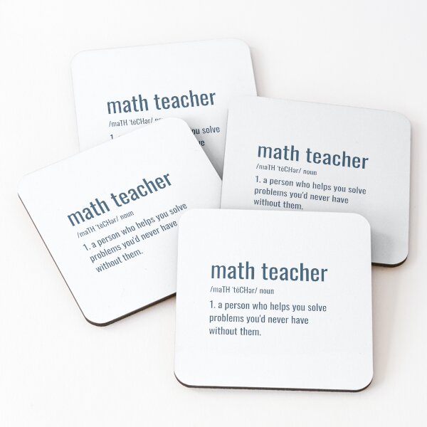 Item preview, Funny Math Teacher Joke - The teacher with the most problems in the entire school.  designed and sold by MathVerge.