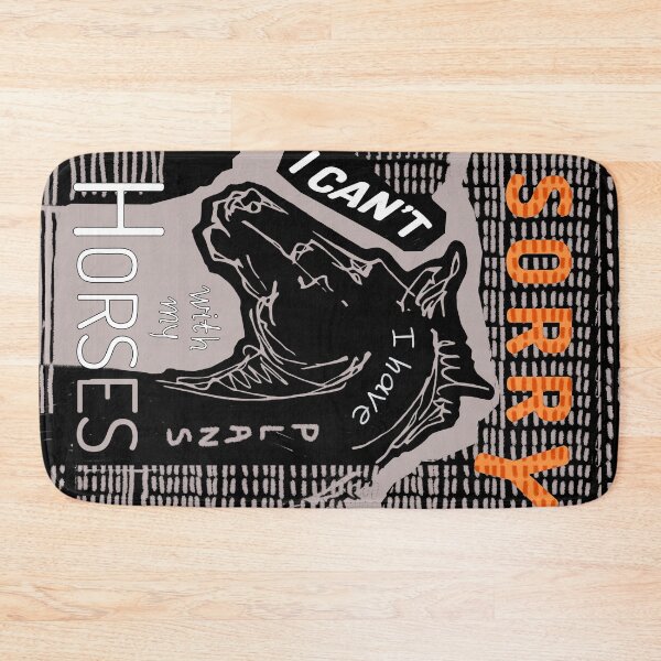 Item preview, Sorry I Can'T I Have Plans With My Horses / Black Version No. 2 designed and sold by AgnieshkaSiwek.