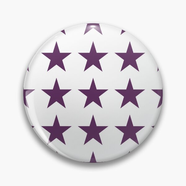 Item preview, Medium AUBERGINE PURPLE and WHITE STARS  designed and sold by RachelMacht.