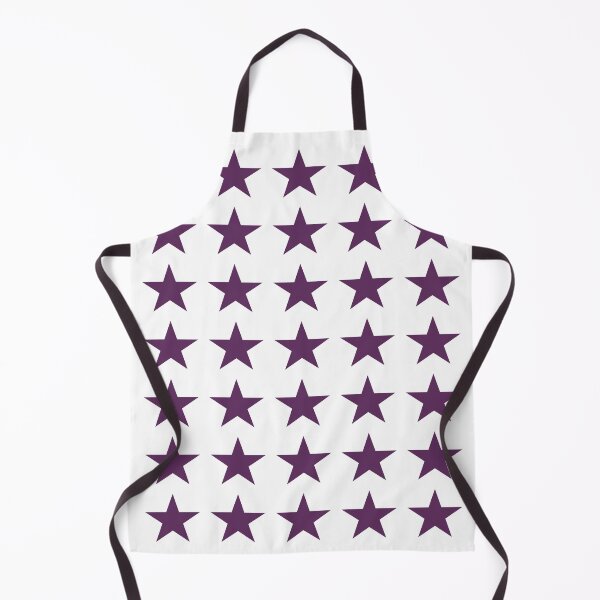Item preview, Medium AUBERGINE PURPLE and WHITE STARS  designed and sold by RachelMacht.