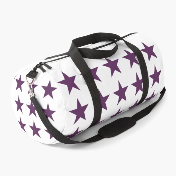 Item preview, Medium AUBERGINE PURPLE and WHITE STARS  designed and sold by RachelMacht.