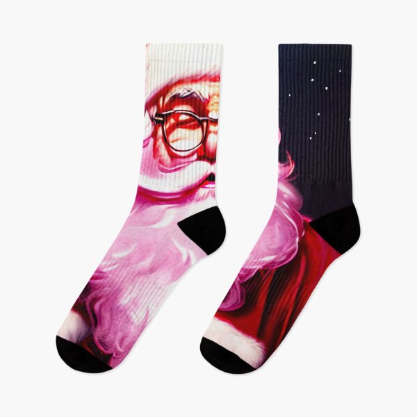 Artikelvorschau, Retro-rosa Weihnachtsmann entworfen und verkauft von A.I. Does  Art.
