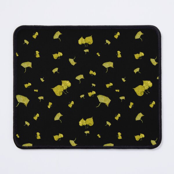 Item preview, Green leaves a seamless pattern watercolor black designed and sold by Yana Mustafina | Boho Soulful Designs.