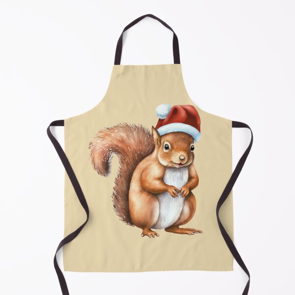 Item preview, Squirrel with Santa hat designed and sold by MAV-Arts.